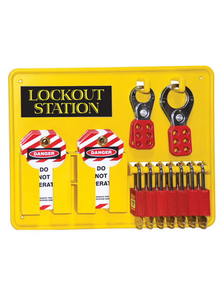 7 Lock Lockout Station